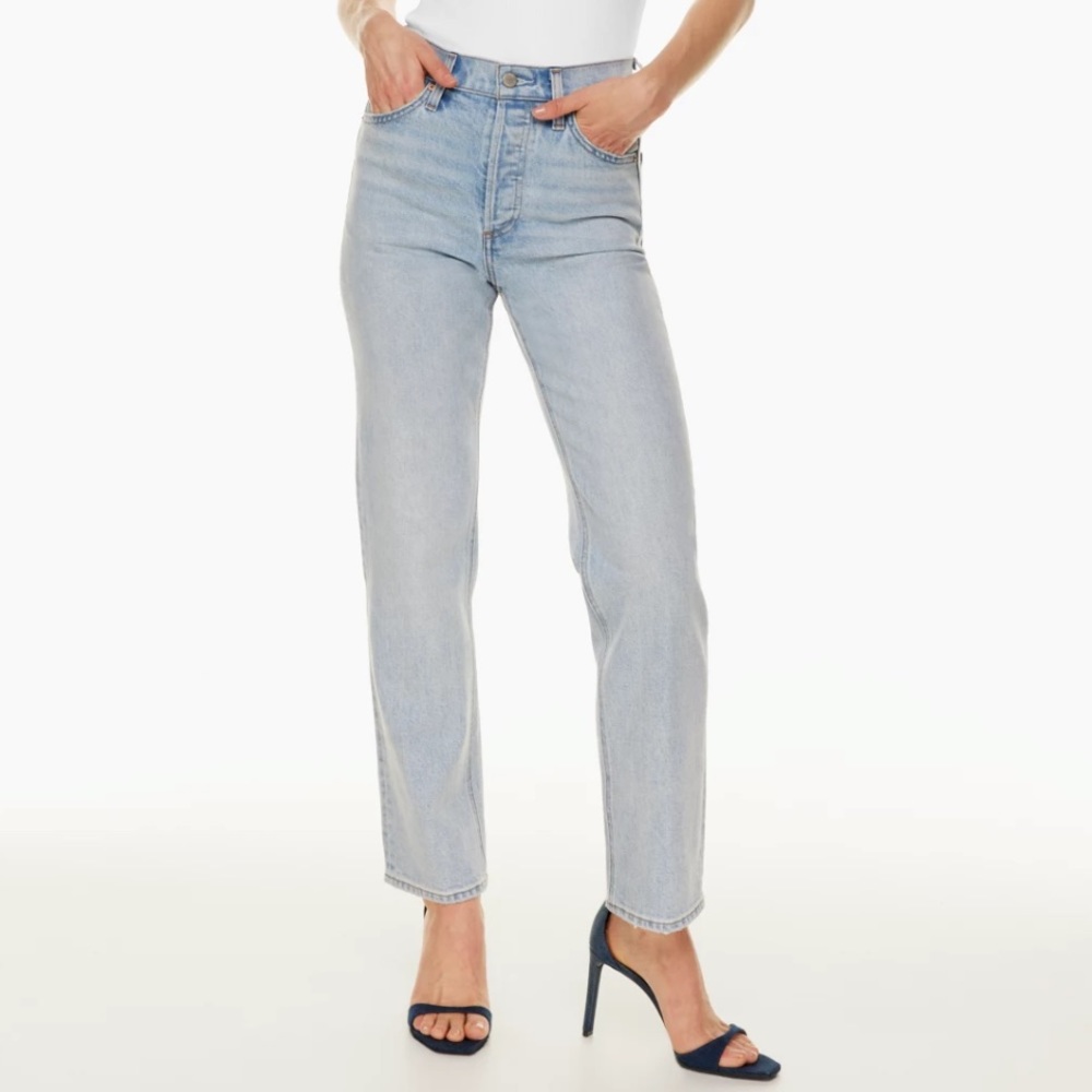 Denim forum Arlo High Rise Straight Jeans